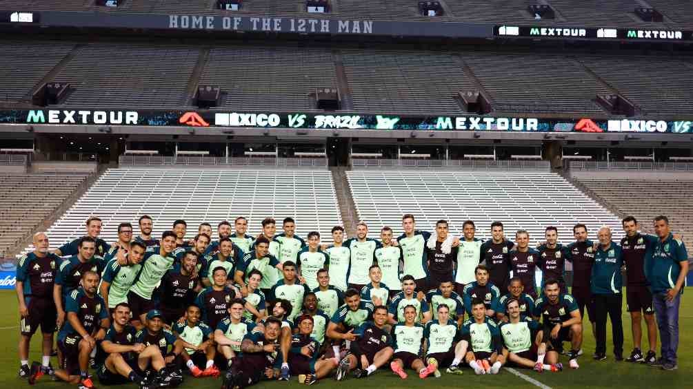 El plantel de la Selección Mexicana