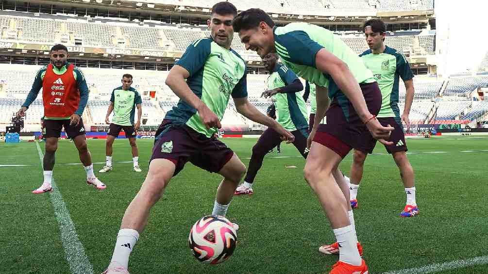 Entrenamiento de la Selección Mexicana