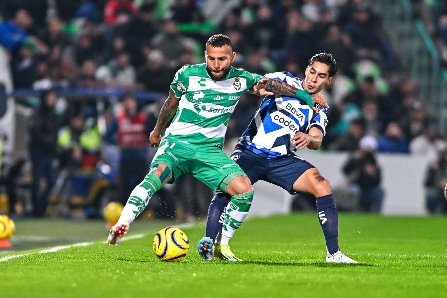 Duvan Vergara en su paso por Santos Laguna