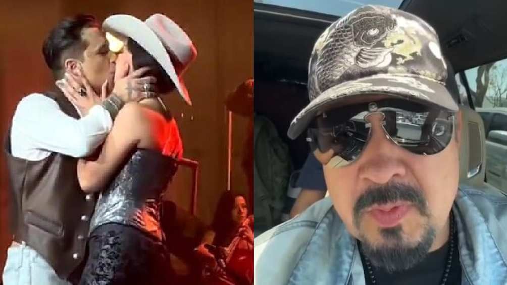 Pepe Aguilar hace live para hablar del romance de su hija Ángela Aguilar con Christian Nodal ¿Qué dijo?