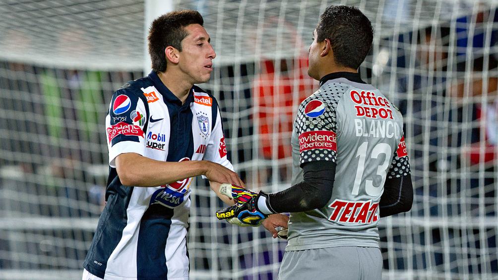 Herrera en su etapa con Pachuca antes de ir a Europa