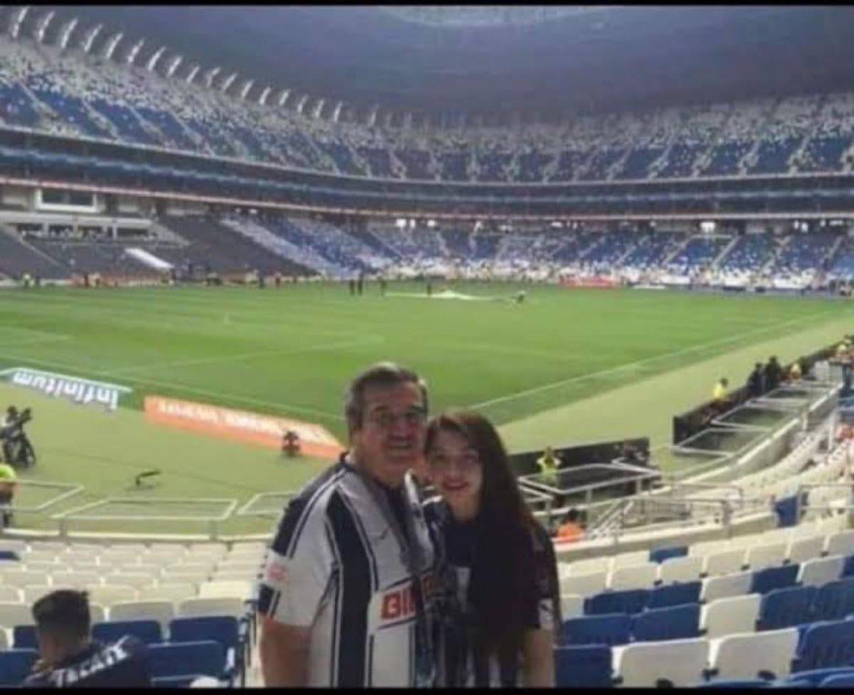 Así asistió la delantera a apoyar a Rayados