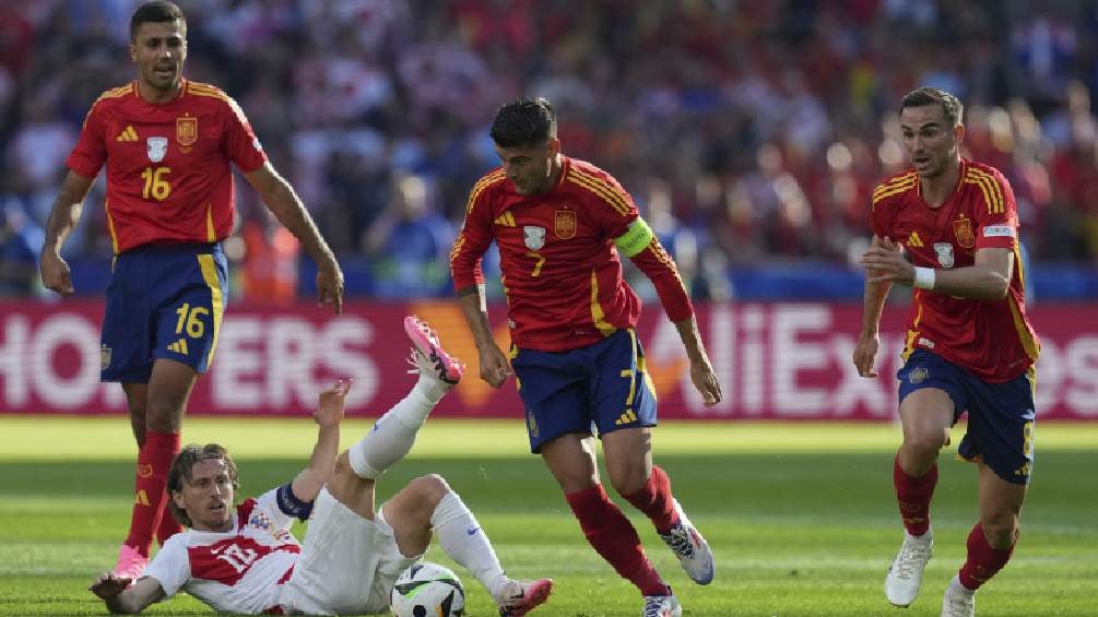 España venció a Croacia 