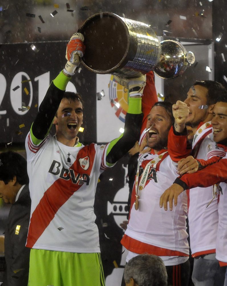 Barovero fue campeón de la Libertadores en 2015