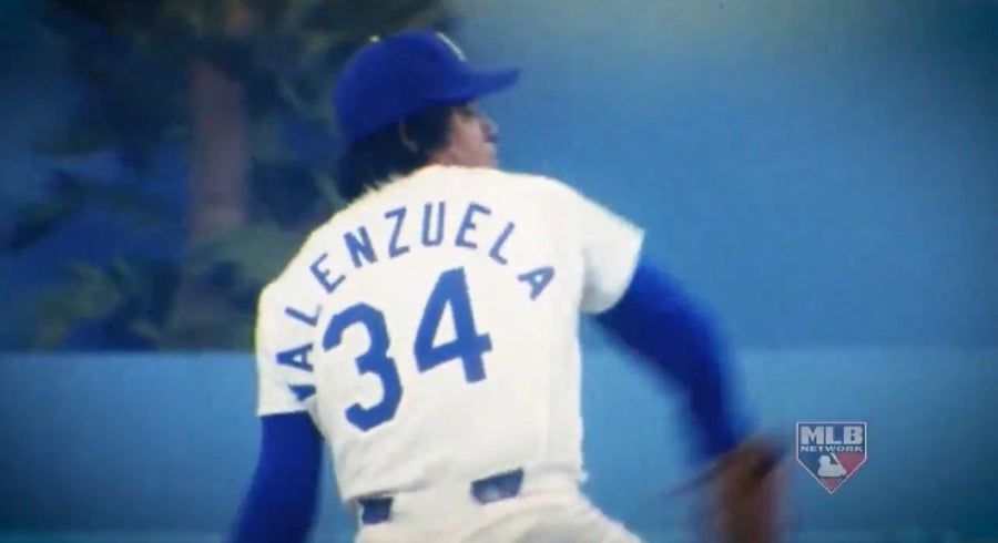 Fernando Valenzuela con los Dodgers