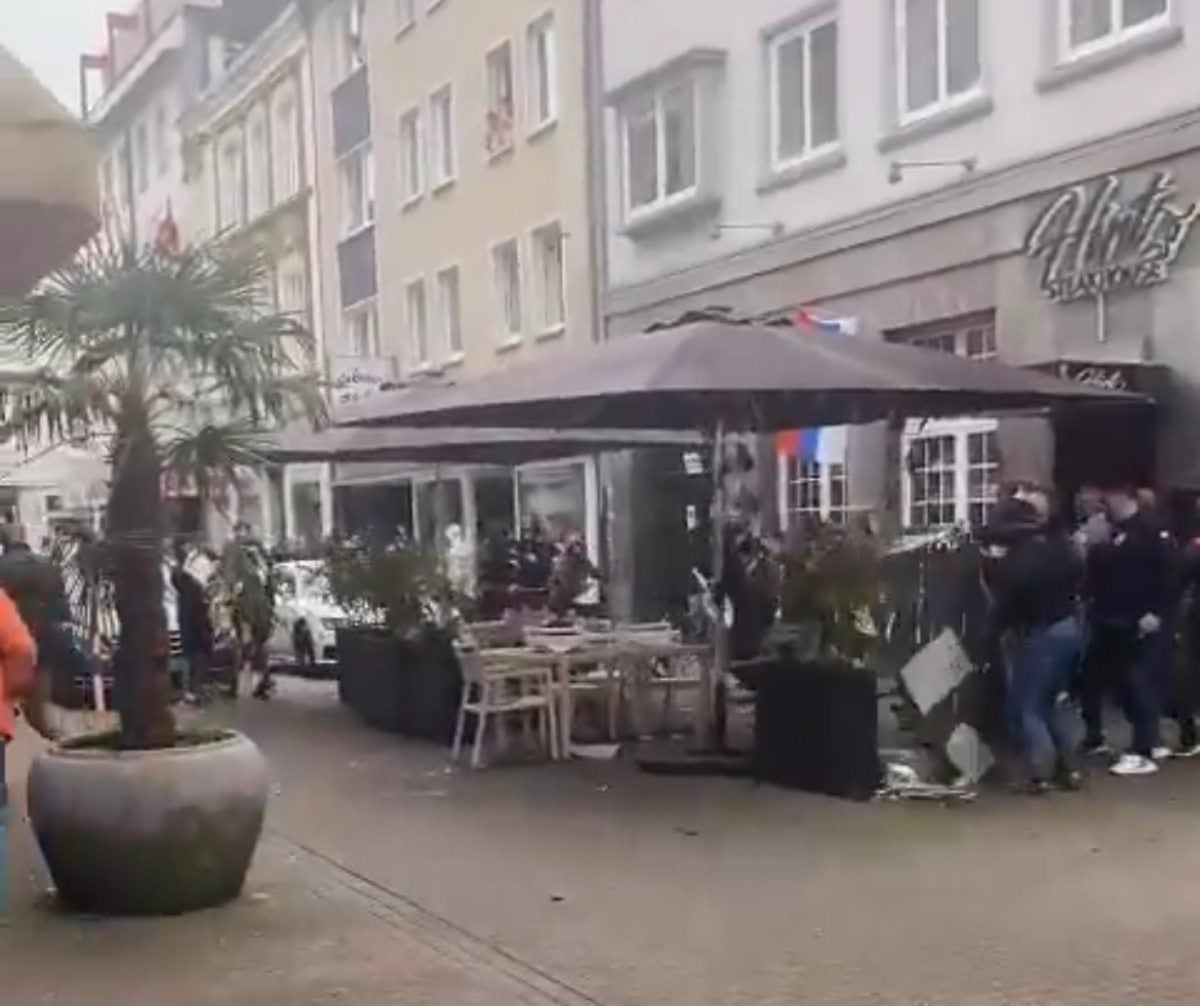 Violencia en las calle de Alemania 