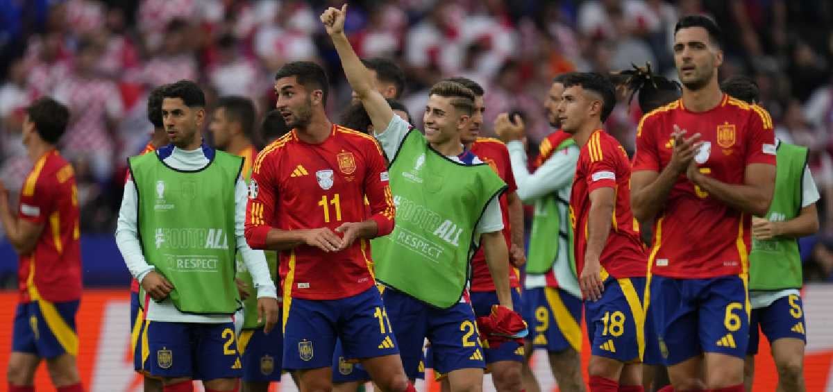 España lució ante Croacia