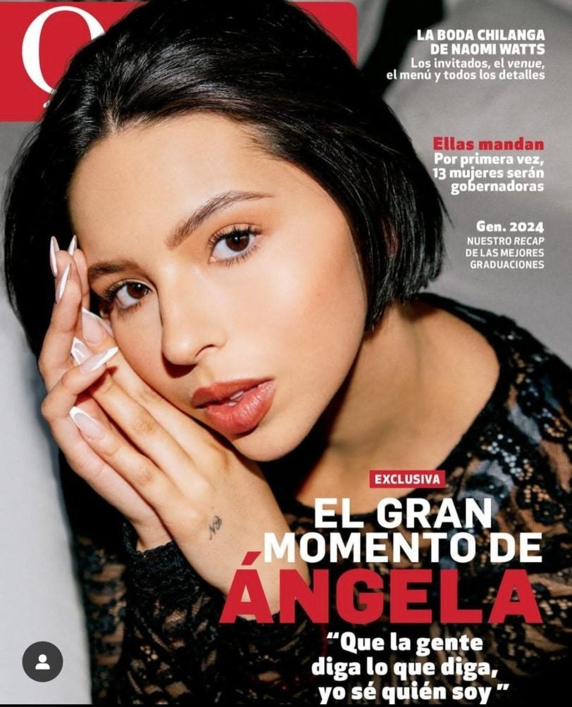 Portada de la revista Quién con Ángela Aguilar