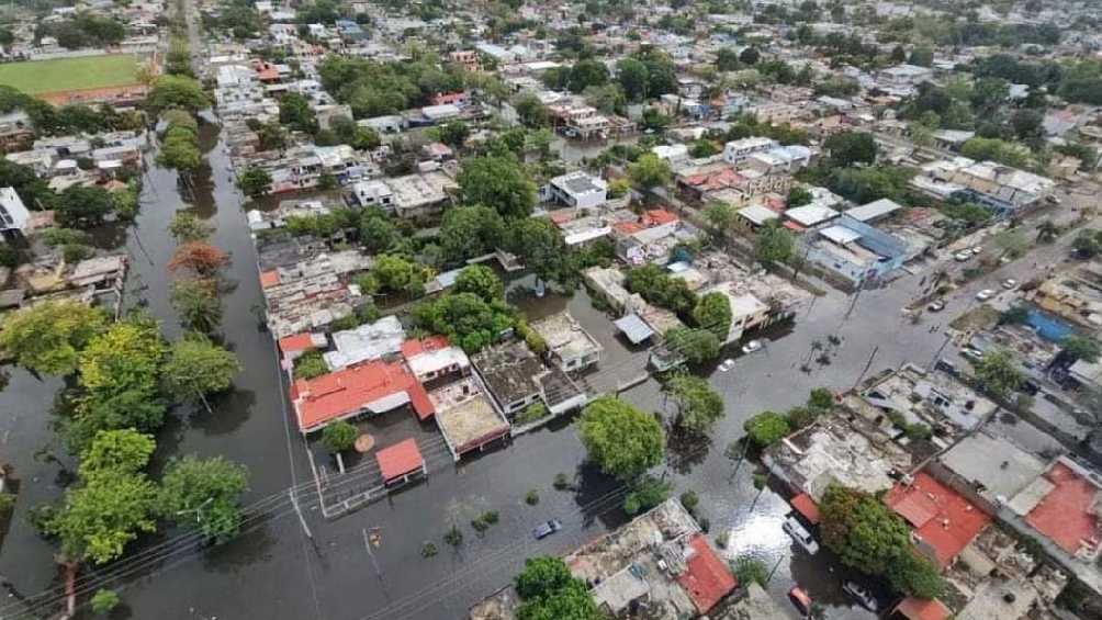 Las lluvias han azotado Chetumal y otras zonas del estado de Quintana Roo. 