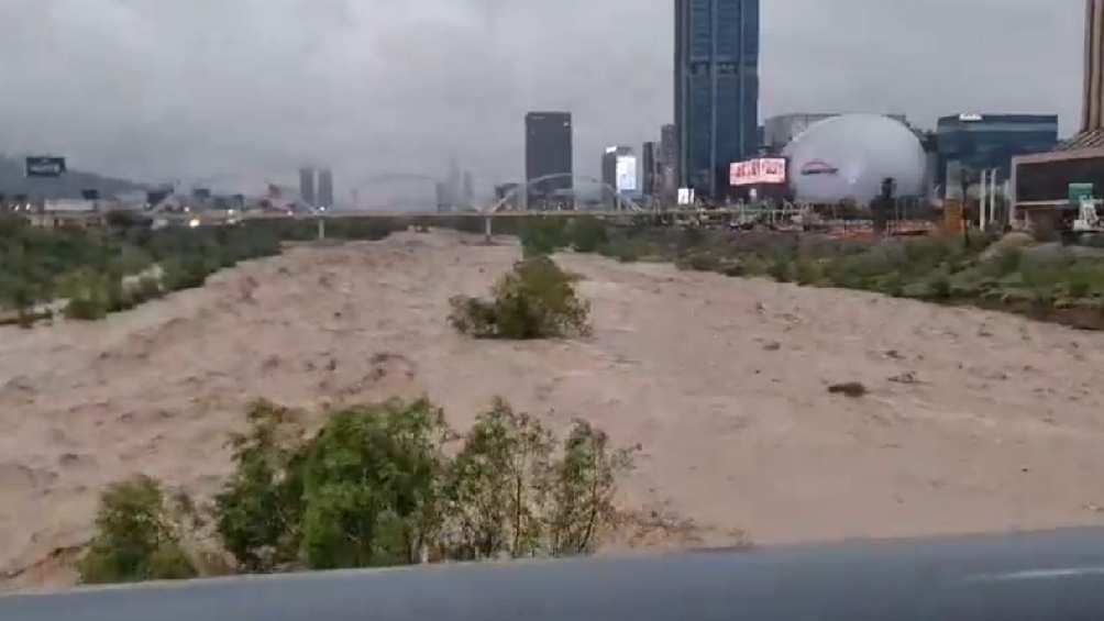 Las lluvias en territorio regiomontano comenzaron desde la tarde del miércoles. 