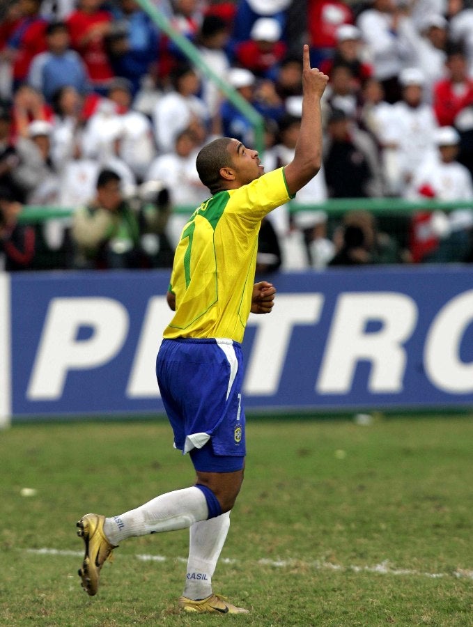 Adriano anotó siete goles en la Copa América 2004