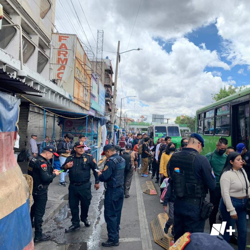 Las filas eran muy largas para abordar un RTP.