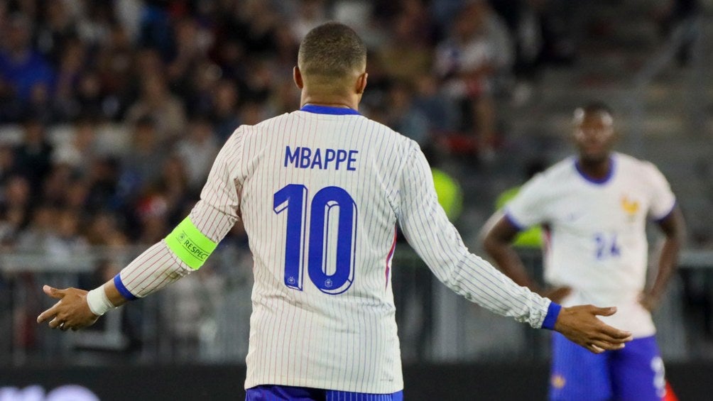 Kylian Mbappé con la Selección de Francia