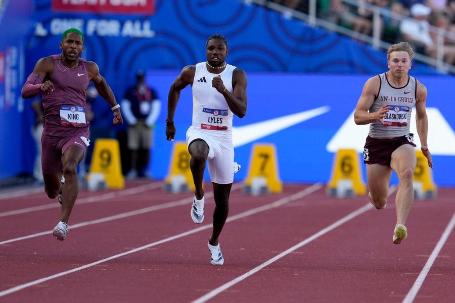 Noah Lyles superó a Christian Coleman y Fred Kerley