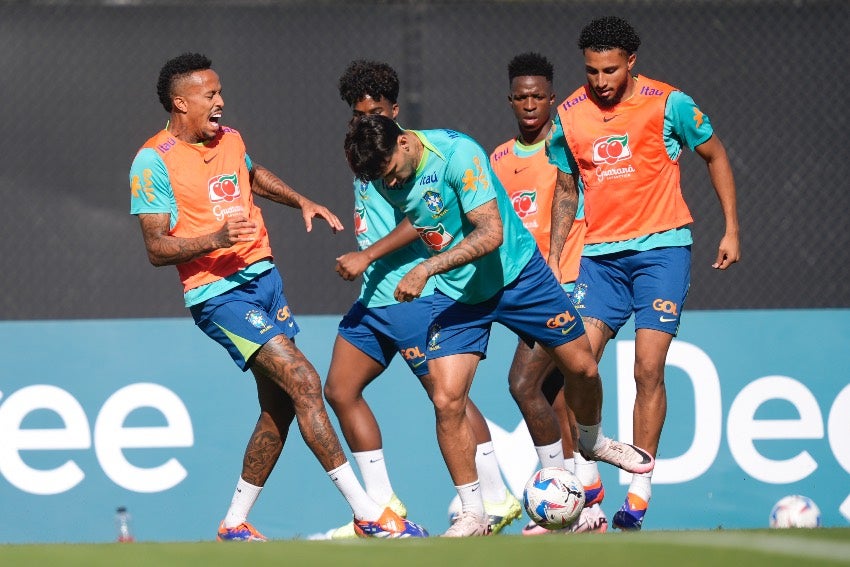 Brasil en entrenamiento previo a la Copa América 2024