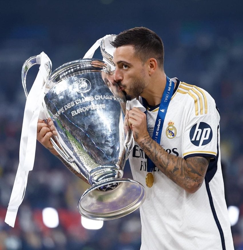 Joselu tras ganar la Champions con el Madrid