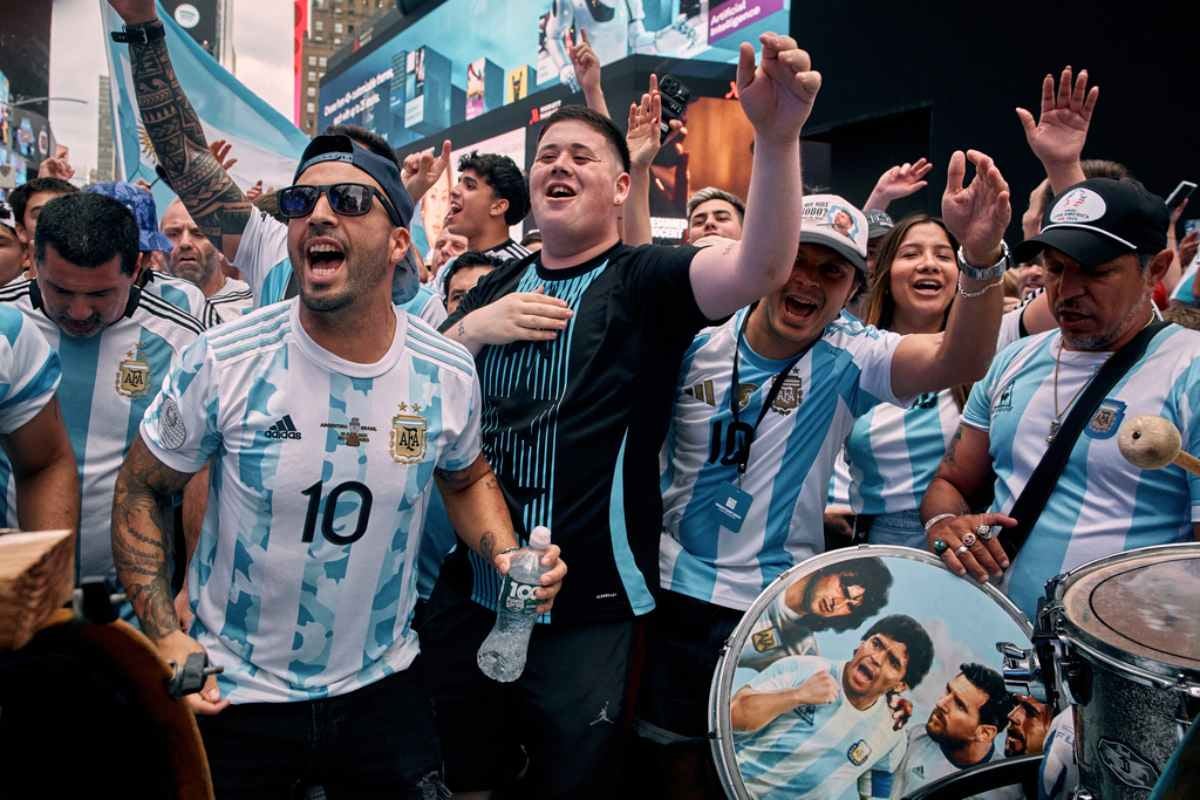 Messi y Maradona fueron los protagonistas en las celebraciones