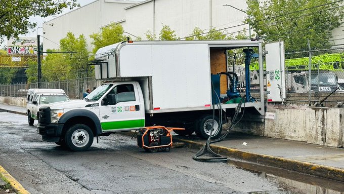 Los trabajos de bombeo continúan en el Estado de México.