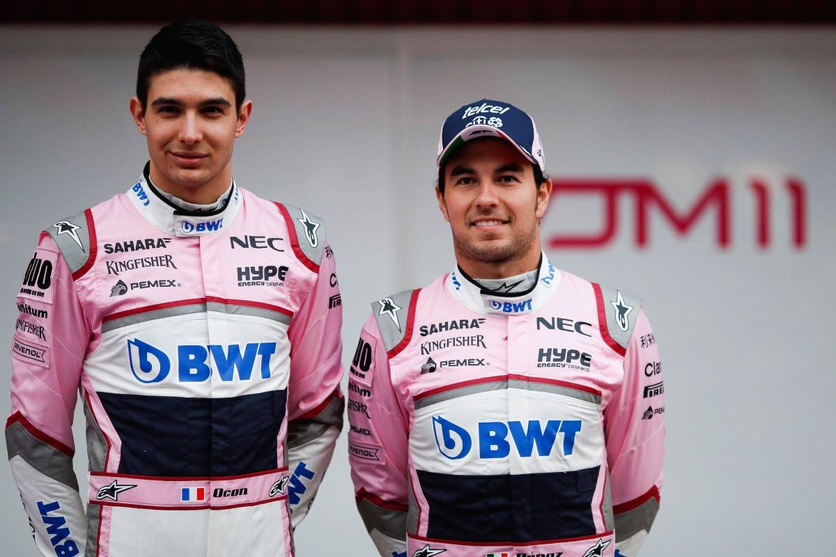 Checo y Ocon se "odian" desde que coincidieron en Force India