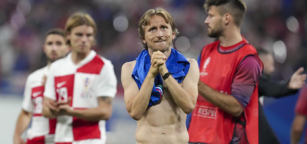 Modric en la eliminación de la Euro 2024