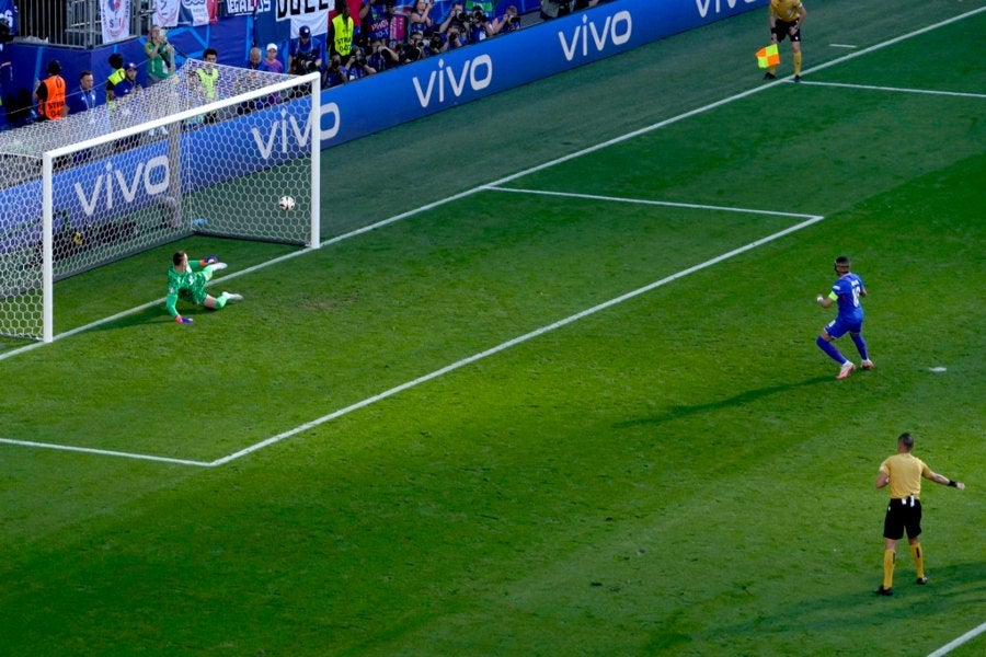 Kylian Mbappé lleva un gol en la Eurocopa 2024