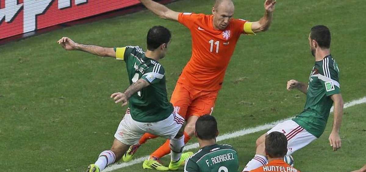 México vs Países Bajos en el Mundial Brasil 2014