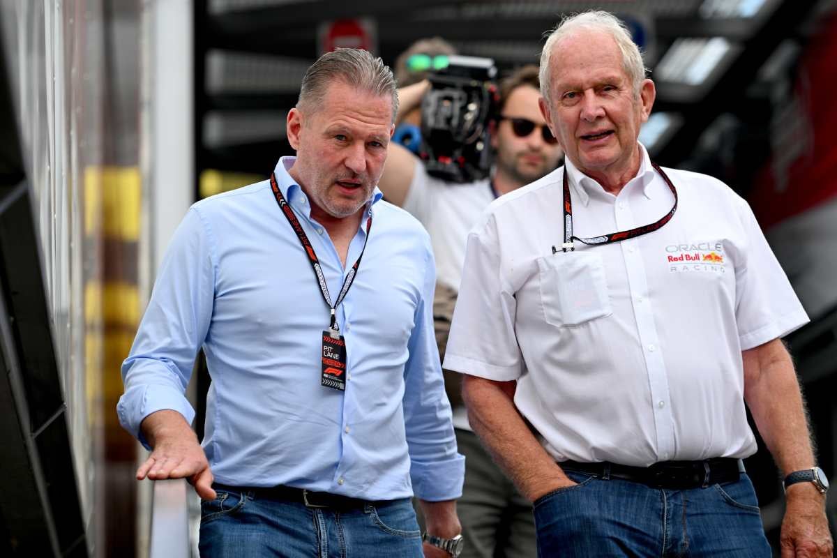 Jos Verstappen y Helmut Marko