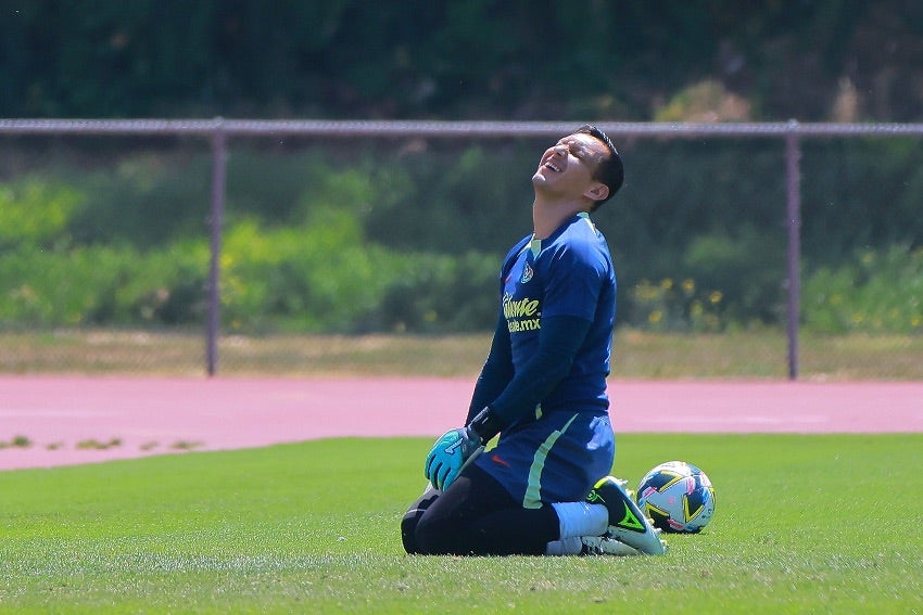 Cota en entrenamiento con América