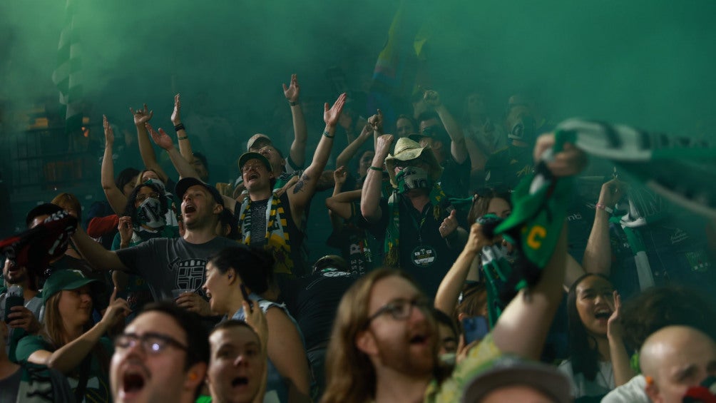 Afición del Portland en el Providence Park