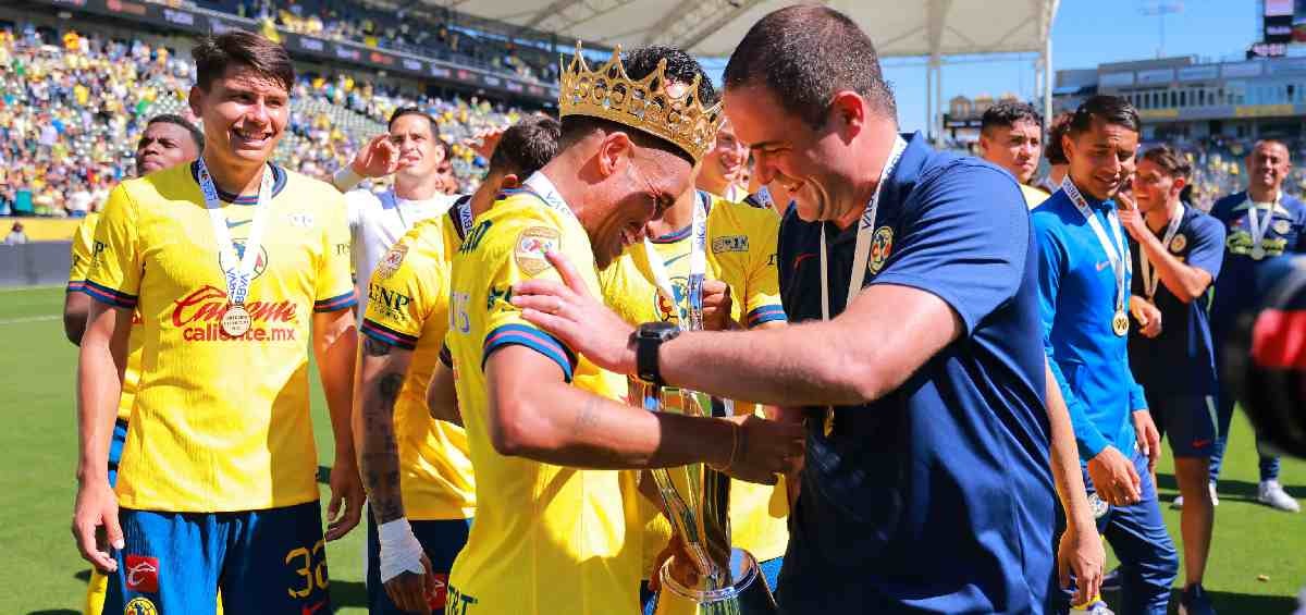 Jardine tras la obtención de la Supercopa