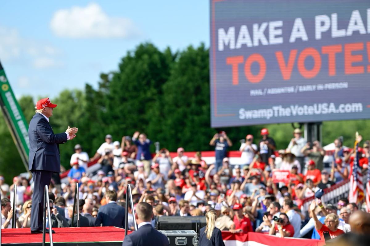 Trump lleva sumada una victoria en los debates contra Joe Biden.