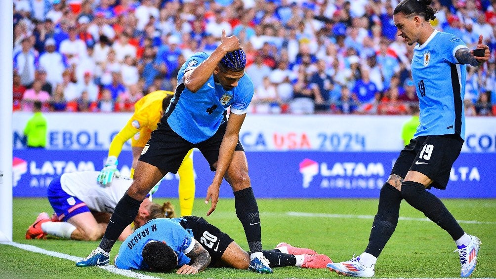 Maxi Araújo tuvo pérdida del conocimiento por 40 segundos en el Uruguay vs Estados Unidos