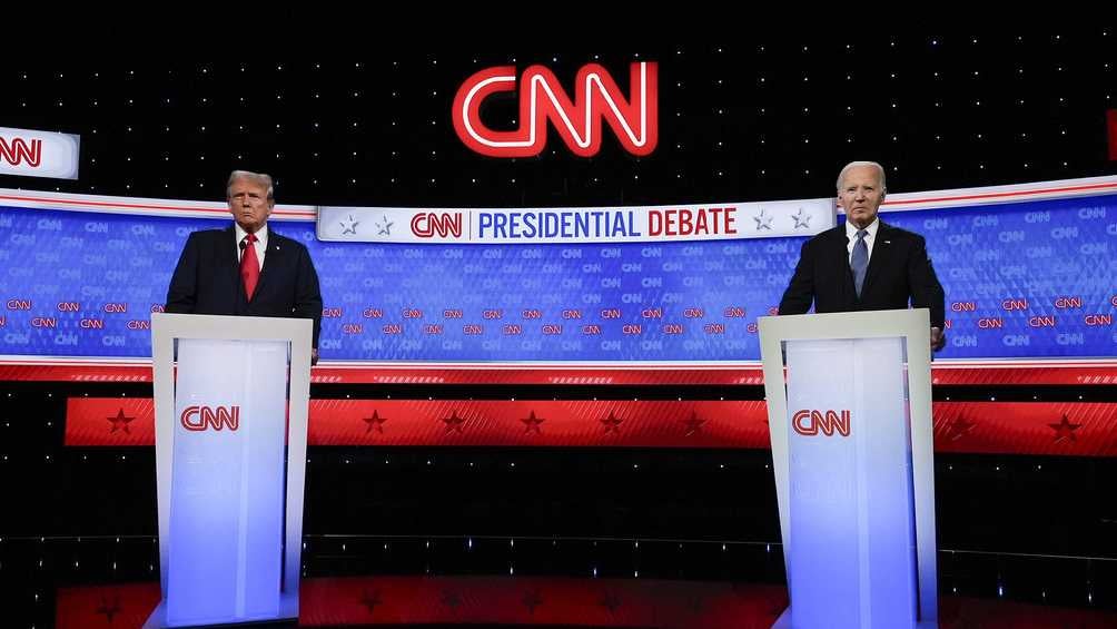 Biden no convenció durante el primer debate presidencial ante Donald Trump. 