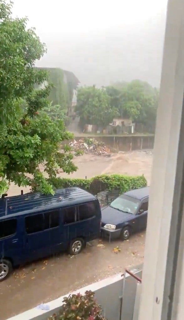 Varios ríos cobraron fuerza por las fuertes lluvias.