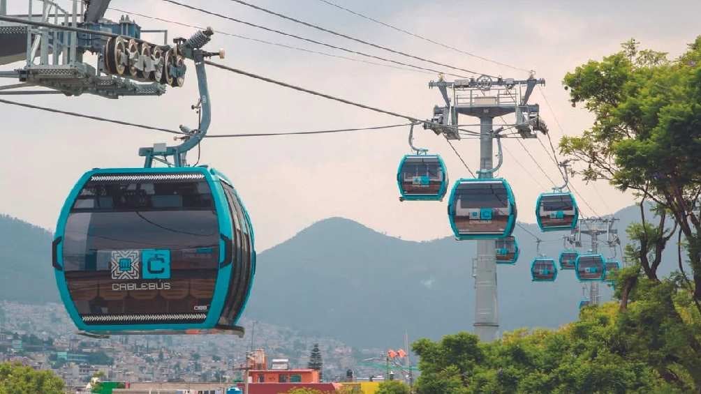 Diariamente el Cablebús ofrece servicio a más de 100 mil personas. 