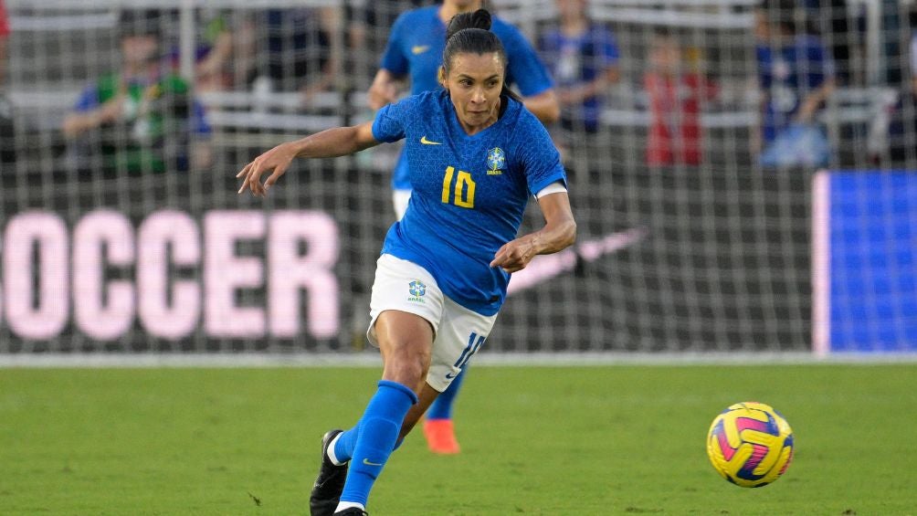 Marta, histórica jugadora de Brasil