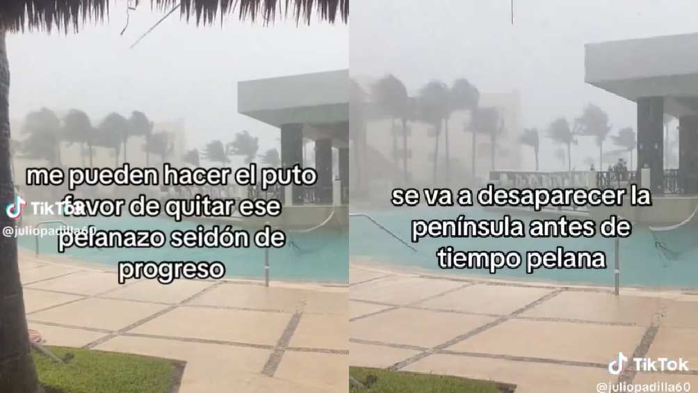 Las personas culpan a la estatua de Poseidón de las lluvias en Yucatán. 