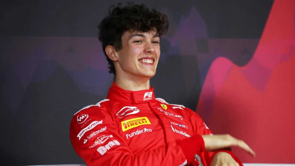 Oliver Bearman en su debut con Ferrari