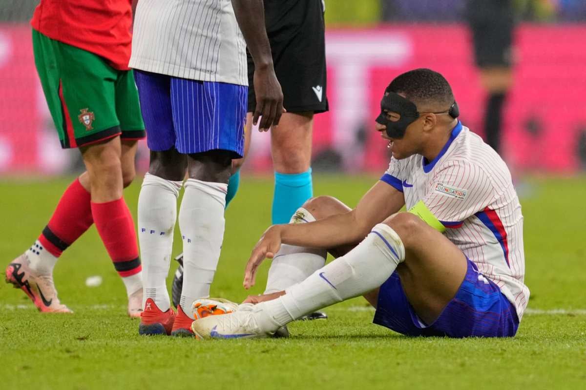 Mbappé no tuvo un gran partido frente a Portugal 