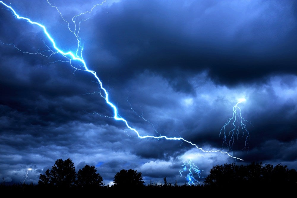 Las tormenta más fuertes están en el sur de país.