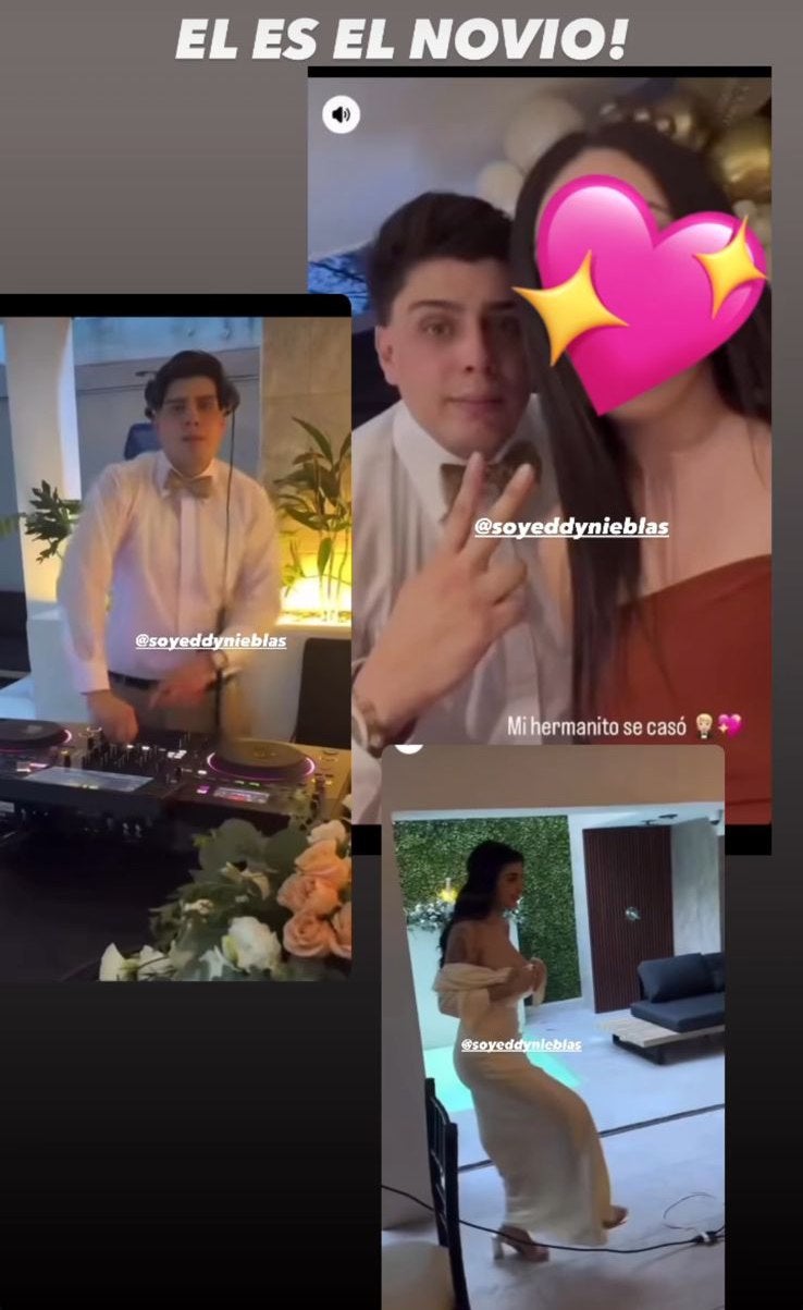 Usuarios en Internet muestran pruebas de la supuesta boda de la influencer