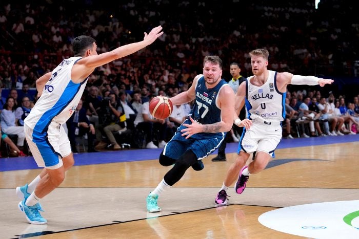 Doncic durante el partido