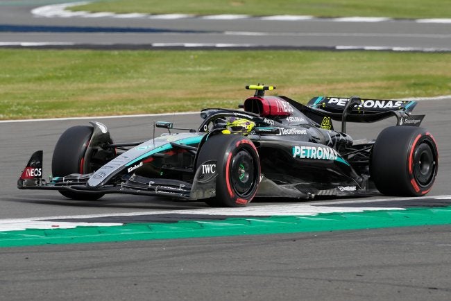 Lewis Hamilton durante la qualy