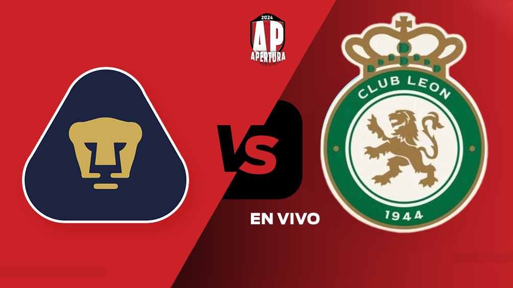 Pumas vs León EN VIVO  Liga MX Jornada 1 Apertura 2024