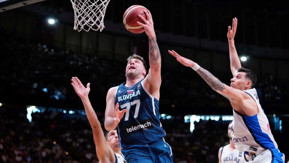 Luka Doncic registró 23 puntos vs Grecia 