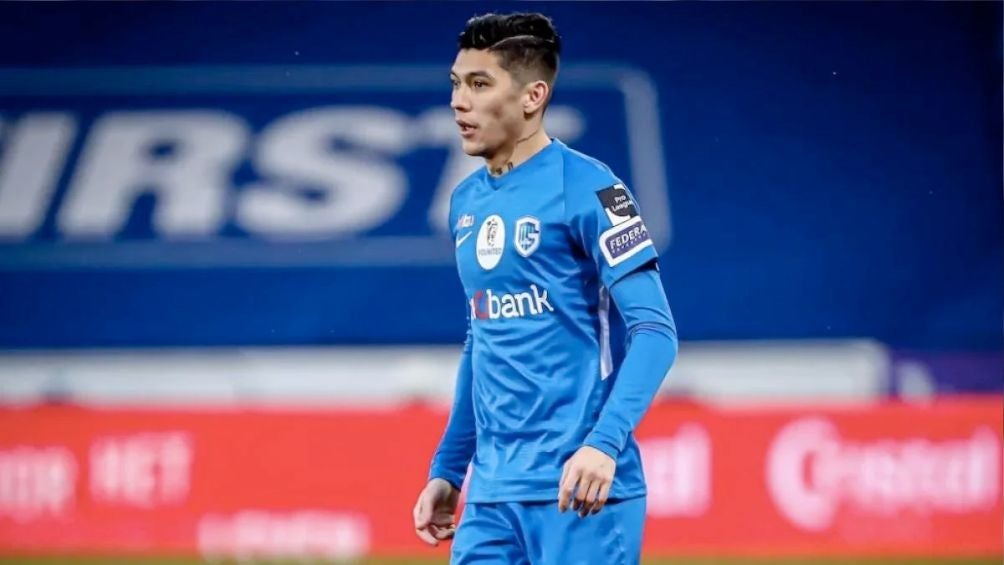 Arteaga como jugador del Genk