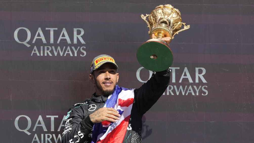 Hamilton ganó en casa