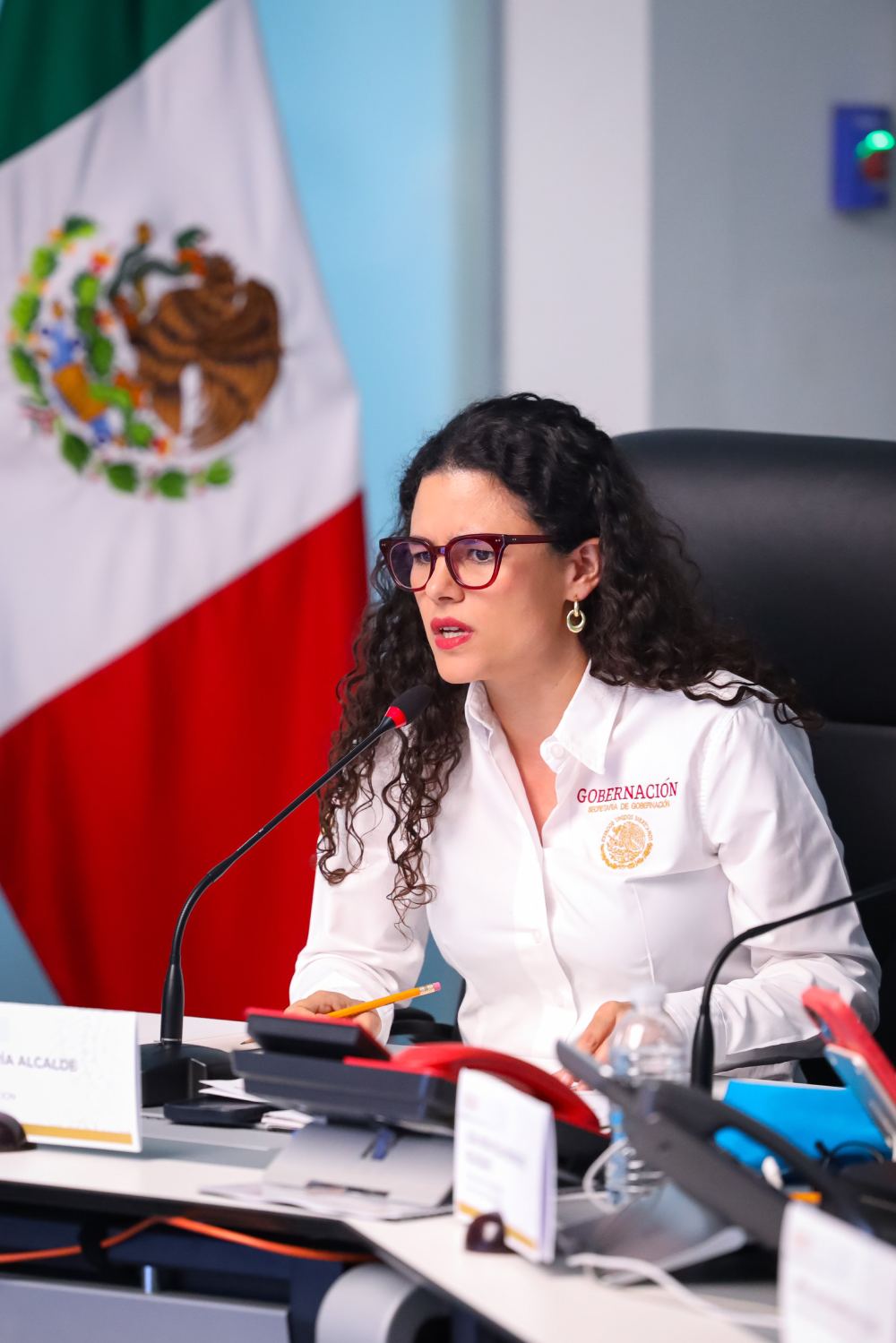 Luisa María alzó la mano para estar al frente del movimiento.