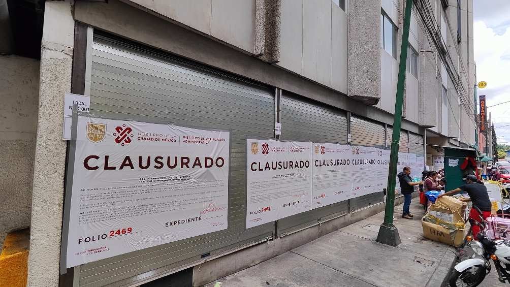 Se informó que la clausura fue porque no se acreditó los trabajos realizados ahí. 