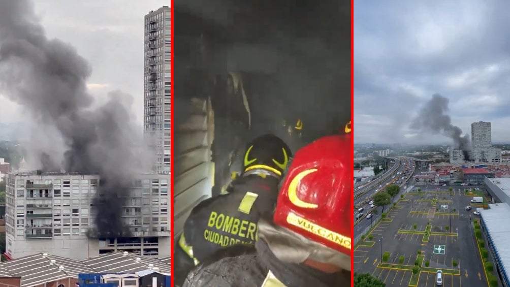 Más 100 personas fueron auxiliadas por los Bomberos y Protección Civil.